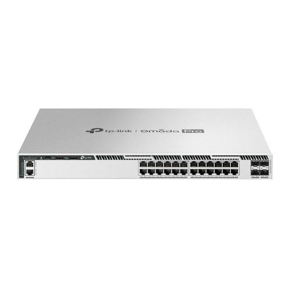 Omada Pro S6500-24GP4XF 24 Ports Manageable Layer 3 Switch - Gigabit Ethernet, 10 Gigabit Ethernet - 10/100/1000Base-T, 10GBase-X