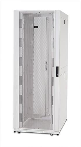 APC by Schneider Electric NetShelter SX AR3355W 45U Rack Cabinet for Server, LAN Switch - 482.60 mm Rack Width - White - TAA Compliant