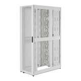 APC by Schneider Electric NetShelter SX AR3357W 48U Rack Cabinet for Server - 482.60 mm Rack Width - White - TAA Compliant