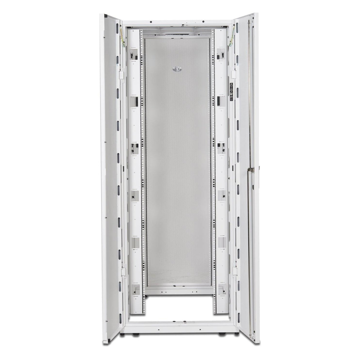 APC by Schneider Electric NetShelter SX AR3357W 48U Rack Cabinet for Server - 482.60 mm Rack Width - White - TAA Compliant