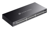 Omada SG5452X 48 Ports Manageable Ethernet Switch - Gigabit Ethernet, 10 Gigabit Ethernet - 10/100/1000Base-T, 10GBase-X