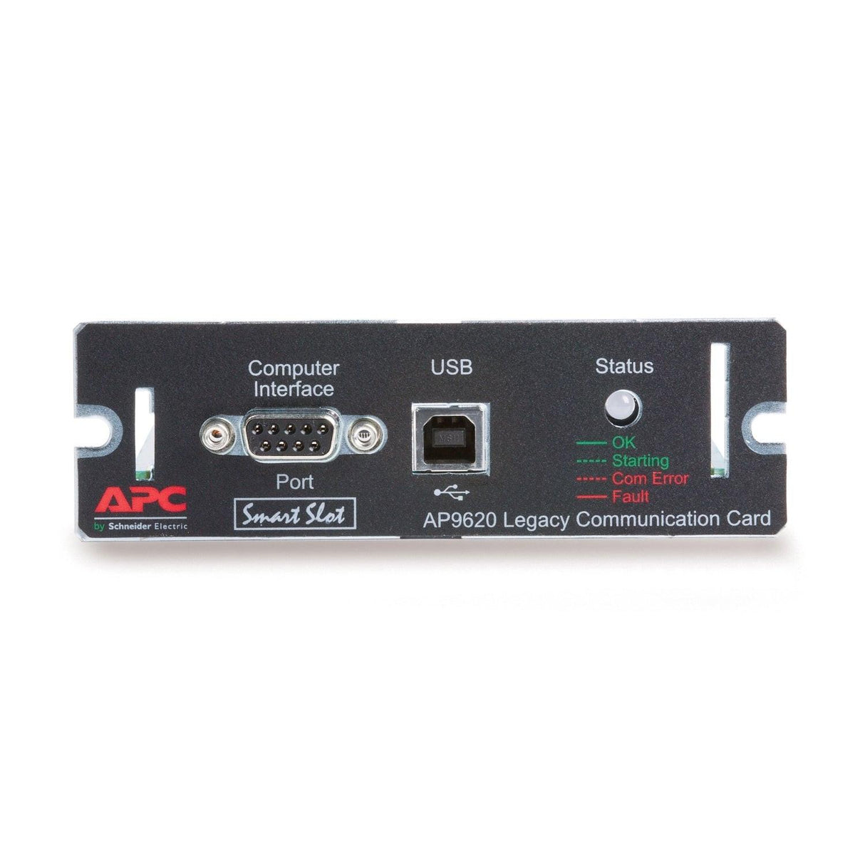 Schneider Electric SmartSlot AP9620 Management Module - 1 x USB 2.0, 1 x DB-9 Serial