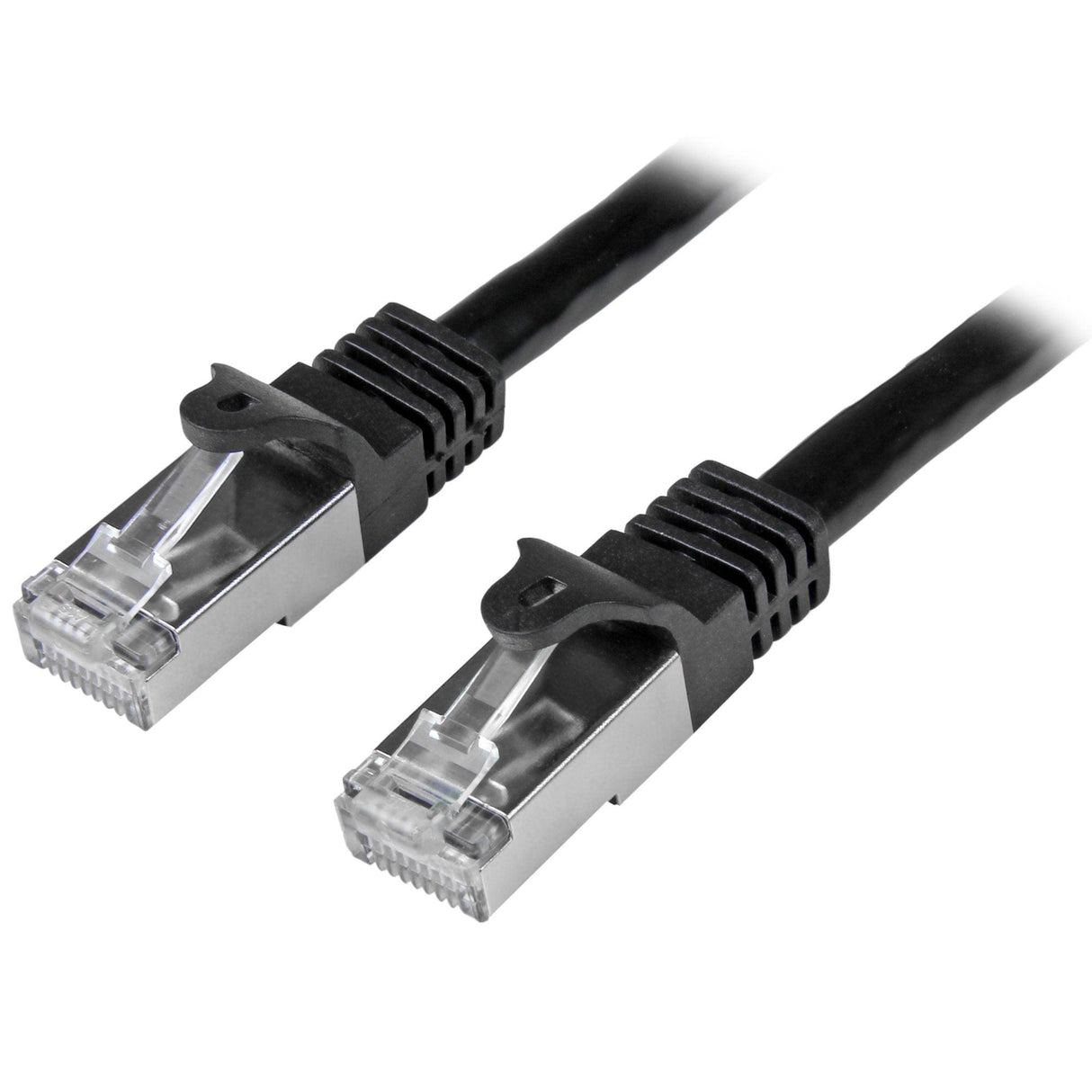 StarTech.com 2m Cat6 Patch Cable - Shielded (SFTP) Snagless Gigabit Network Patch Cable - Black