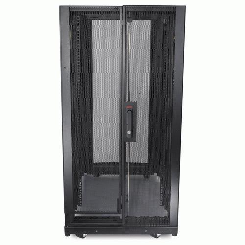 APC by Schneider Electric NetShelter 24U Rack Cabinet for Storage, Server - 482.60 mm Rack Width - Black - TAA Compliant