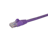 StarTech 1m CAT6 Ethernet Cable - Purple Snagless Gigabit - 100W PoE UTP 250Mhz Category 6 Patch Cord UL Certified Wiring/TIA