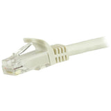 StarTech 1.5m CAT6 Ethernet Cable - White Snagless Gigabit - 100W PoE UTP 250Mhz Category 6 Patch Cord UL Certified Wiring/TIA