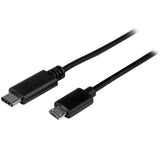 StarTech.com 0.5m USB C to Micro USB Cable - M/M - USB 2.0 - USB-C to Micro USB Charge Cable - USB 2.0 Type C to Micro B Cable