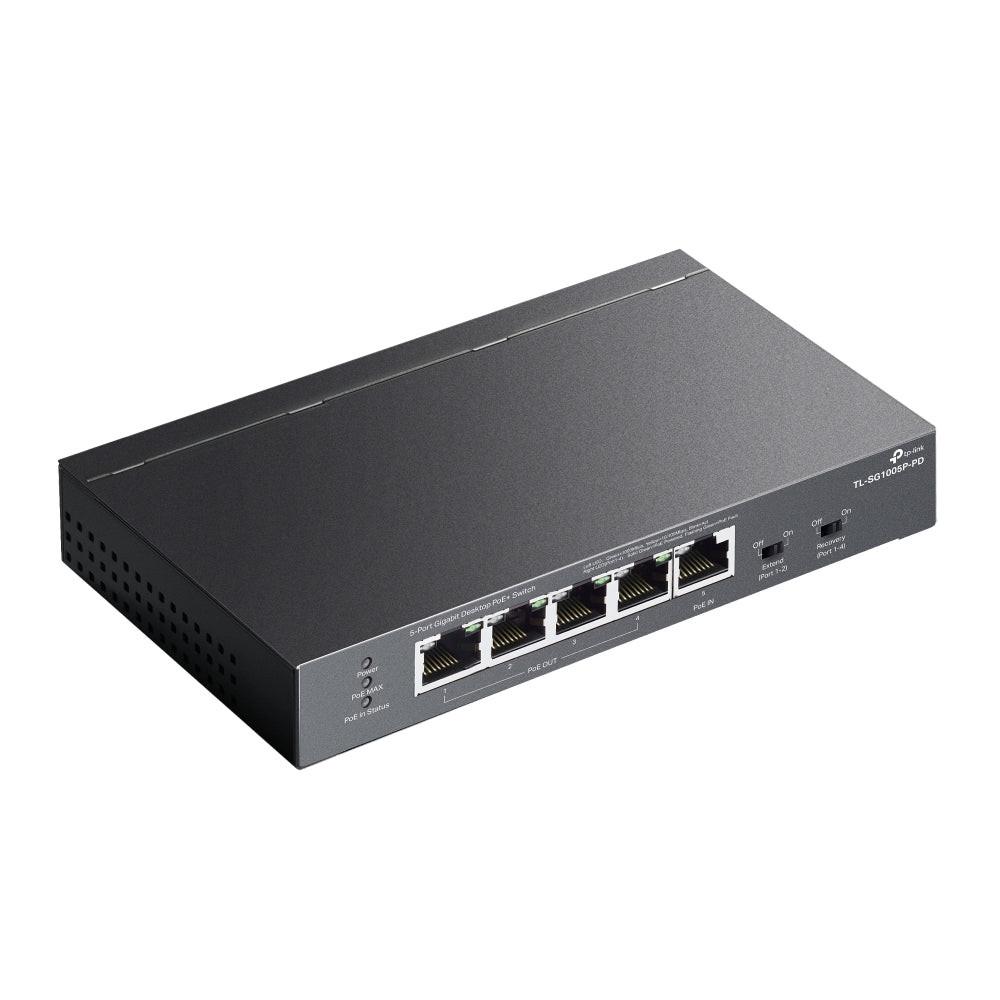 Omada TL-SG1005P-PD 5 Ports Ethernet Switch - Gigabit Ethernet - 10/100/1000Base-T