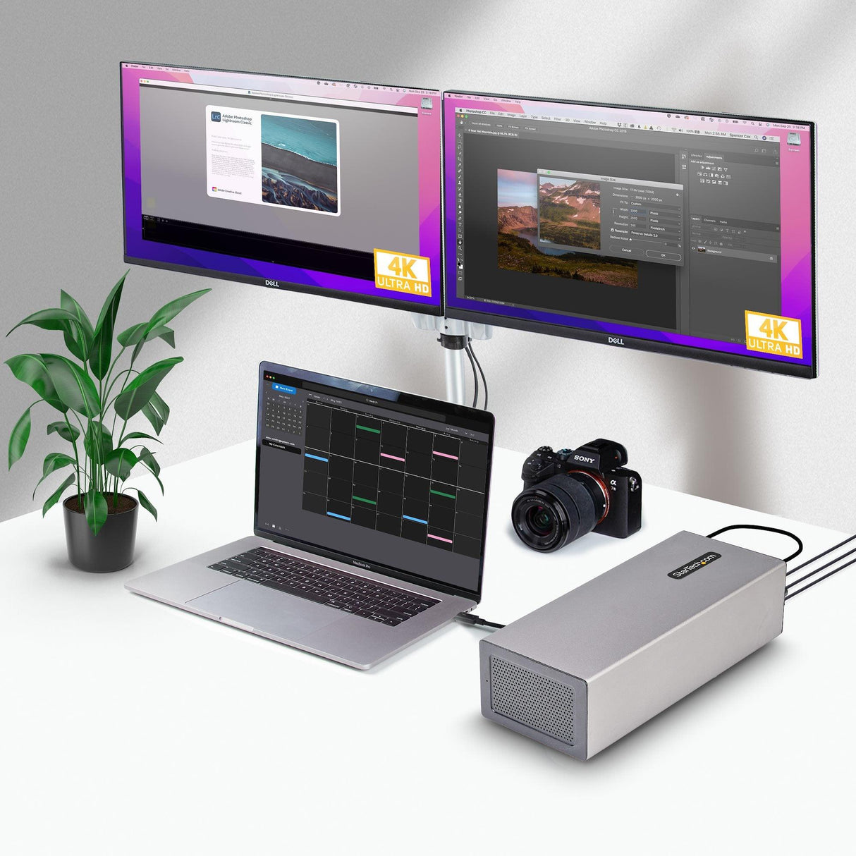 StarTech.com Thunderbolt 3 PCIe Expansion Chassis, Enclosure Box w/Dual PCI-E Slots, External PCIe Slots, 8K/4K Output Via TB3/DP 1.4, TAA