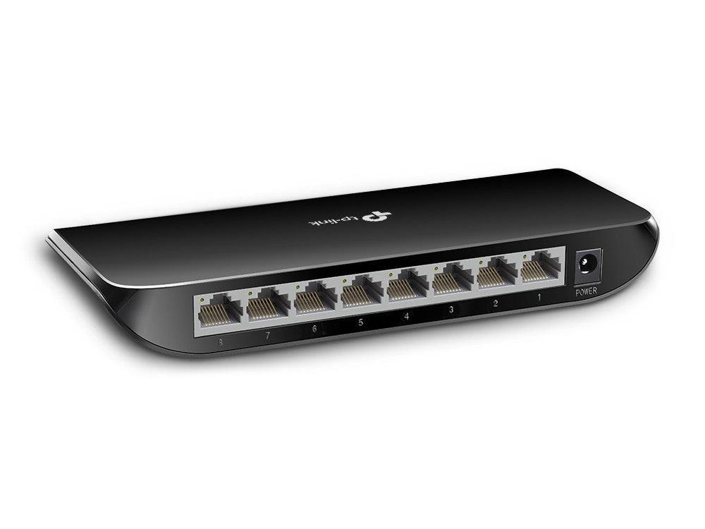 TP-Link TL-SG1008D 8 Ports Ethernet Switch - Gigabit Ethernet - 10/100/1000Base-T