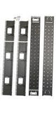 APC by Schneider Electric NetShelter SX Mounting Rail Kit - Black