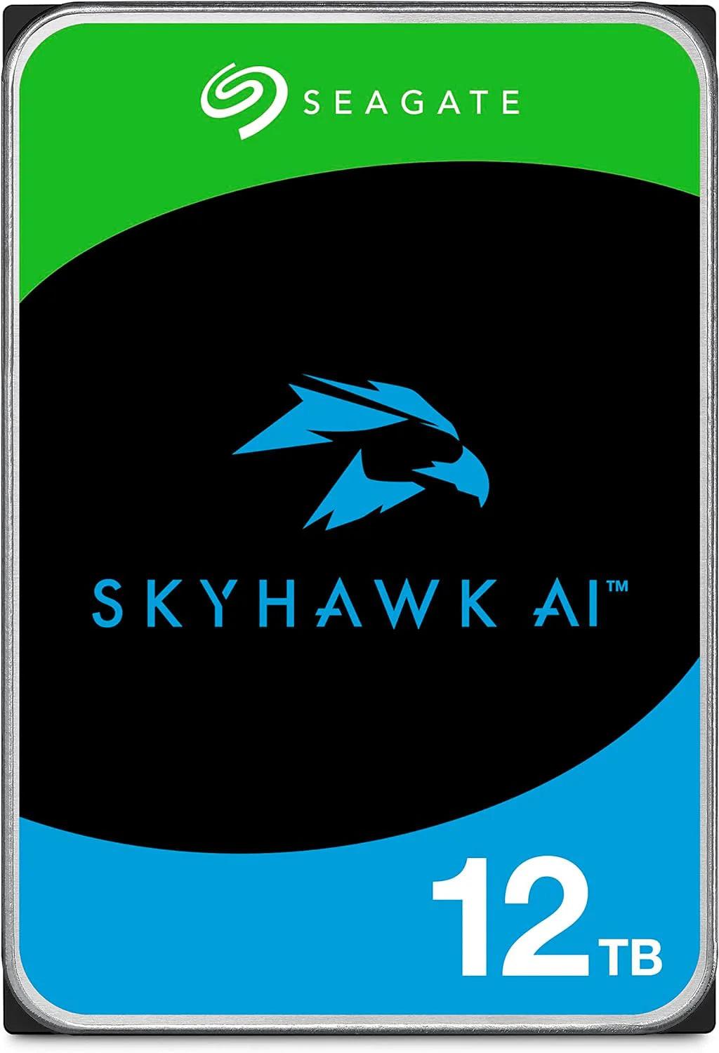 Seagate SkyHawk AI ST12000VE003 12 TB Hard Drive - 3.5" Internal - SATA (SATA/600) - Conventional Magnetic Recording (CMR) Method