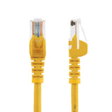 StarTech.com 3 m Yellow Cat5e Snagless RJ45 UTP Patch Cable - 3m Patch Cord