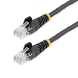 StarTech.com 5m Cat5e Patch Cable with Snagless RJ45 Connectors - Black - 5 m Patch Cord