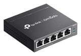Omada ES205GP 5 Ports Manageable Ethernet Switch - Gigabit Ethernet - 10/100/1000Base-T