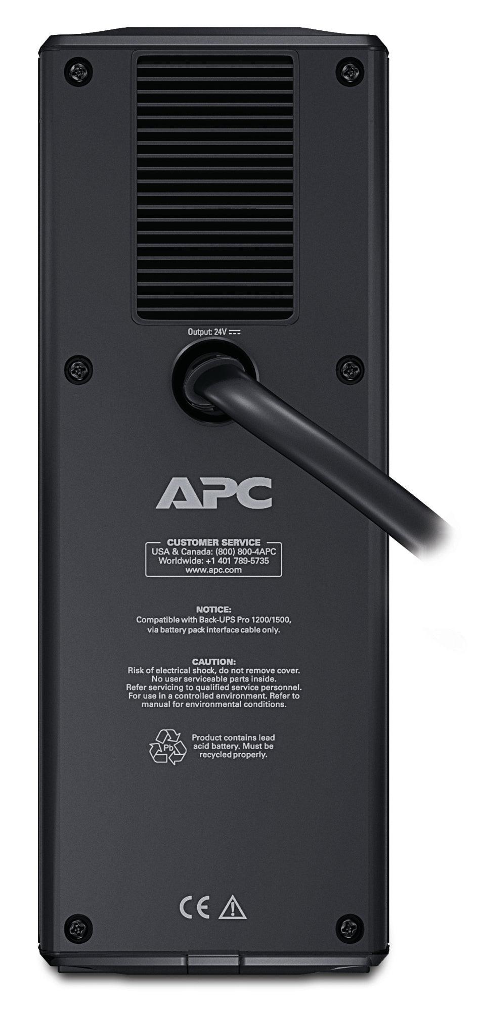APC by Schneider Electric BR24BPG External Battery Pack