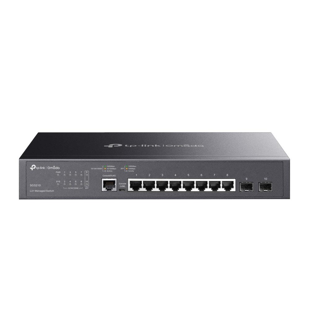Omada JetStream TL-SG3210 8 Ports Manageable Ethernet Switch - Gigabit Ethernet - 10/100/1000Base-T, 1000Base-X