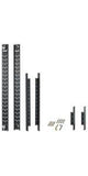 APC by Schneider Electric NetShelter SX Mounting Rail Kit - Black