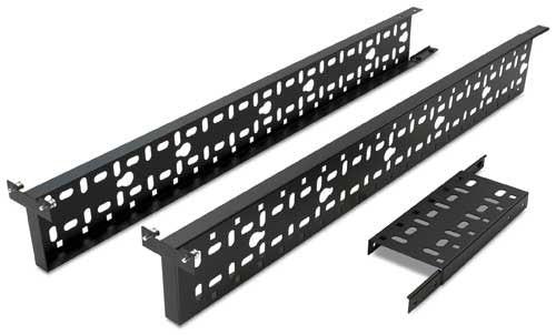 APC by Schneider Electric NetShelter AR7505 Cable Organizer - Black - 1 Each Pack