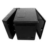 APC by Schneider Electric NetShelter WX AR100 13U Wall Mountable Rack Cabinet for Networking, Airflow System - 482.60 mm Rack Width x 482.60 mm Rack Depth - Black