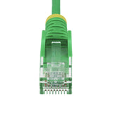 StarTech 50cm Green Slim CAT6 Ethernet Cable, Snagless RJ45, UTP, LSZH, 28AWG Pure Bare Copper, Slim Network Patch Cord