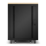 APC by Schneider Electric NetShelter 17U Enclosed Cabinet Rack Cabinet for Server - 482.60 mm Rack Width - Maple