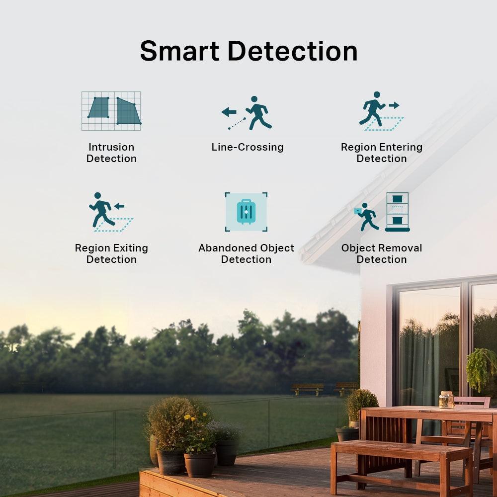 TP-Link VIGI C540V 4 Megapixel Outdoor, Indoor 2K Network Camera - Colour - Black, White