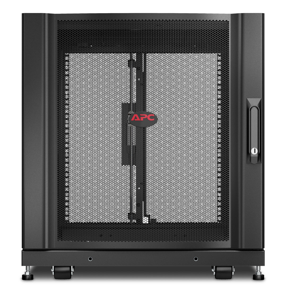 APC by Schneider Electric NetShelter SX 12U Floor Standing Rack Cabinet for Server, Storage - 482.60 mm Rack Width x 755.65 mm Rack Depth - Black - TAA Compliant