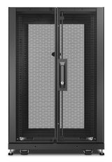 APC by Schneider Electric NetShelter SX 18U Floor Standing Rack Cabinet for Server, Storage - 482.60 mm Rack Width x 755.65 mm Rack Depth - Black - TAA Compliant