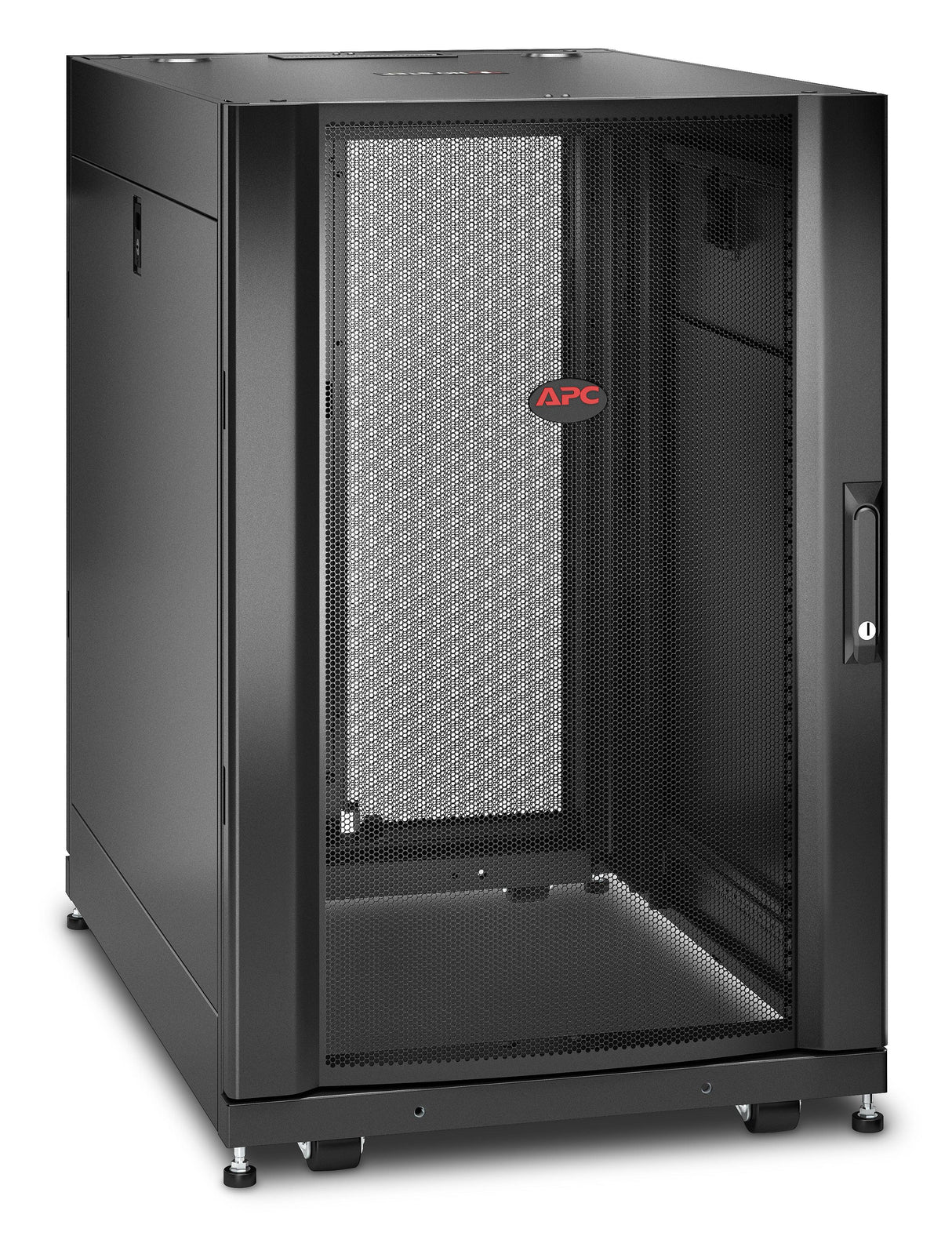 APC by Schneider Electric NetShelter SX 18U Floor Standing Rack Cabinet for Server, Storage - 482.60 mm Rack Width x 755.65 mm Rack Depth - Black - TAA Compliant