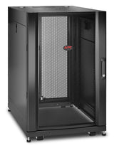 APC by Schneider Electric NetShelter SX 18U Floor Standing Rack Cabinet for Server, Storage - 482.60 mm Rack Width x 755.65 mm Rack Depth - Black - TAA Compliant