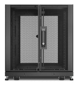 APC by Schneider Electric NetShelter SX 12U Floor Standing Rack Cabinet for Server, Storage - 482.60 mm Rack Width x 755.65 mm Rack Depth - Black - TAA Compliant