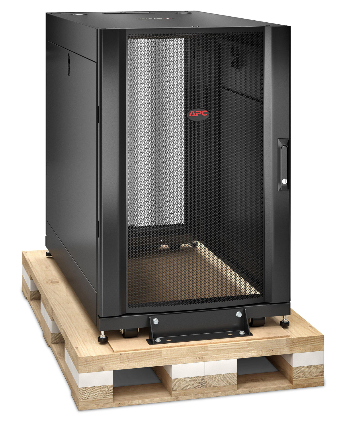 APC by Schneider Electric NetShelter SX 18U Floor Standing Rack Cabinet for Server, Storage - 482.60 mm Rack Width x 920.75 mm Rack Depth - Black - TAA Compliant