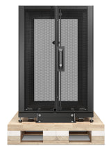 APC by Schneider Electric NetShelter SX 18U Floor Standing Rack Cabinet for Server, Storage - 482.60 mm Rack Width x 755.65 mm Rack Depth - Black - TAA Compliant