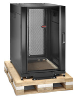 APC by Schneider Electric NetShelter SX 18U Floor Standing Rack Cabinet for Server, Storage - 482.60 mm Rack Width x 755.65 mm Rack Depth - Black - TAA Compliant