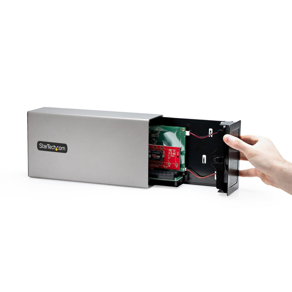 StarTech.com Thunderbolt 3 PCIe Expansion Chassis, Enclosure Box w/Dual PCI-E Slots, External PCIe Slots, 8K/4K Output Via TB3/DP 1.4, TAA