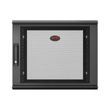 APC by Schneider Electric NetShelter WX 9U Wall Mountable Rack Cabinet for Networking, Airflow System - 482.60 mm Rack Width x 329 mm Rack Depth - Black