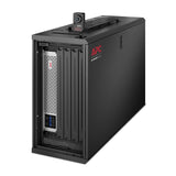 APC by Schneider Electric NetShelter WX AR106VI 6U Wall Mountable Rack Cabinet for Networking, Converged Infrastructure, Storage, Server, Airflow System - 482.60 mm Rack Width x 762 mm Rack Depth -