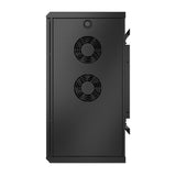APC by Schneider Electric NetShelter WX AR106VI 6U Wall Mountable Rack Cabinet for Networking, Converged Infrastructure, Storage, Server, Airflow System - 482.60 mm Rack Width x 762 mm Rack Depth -
