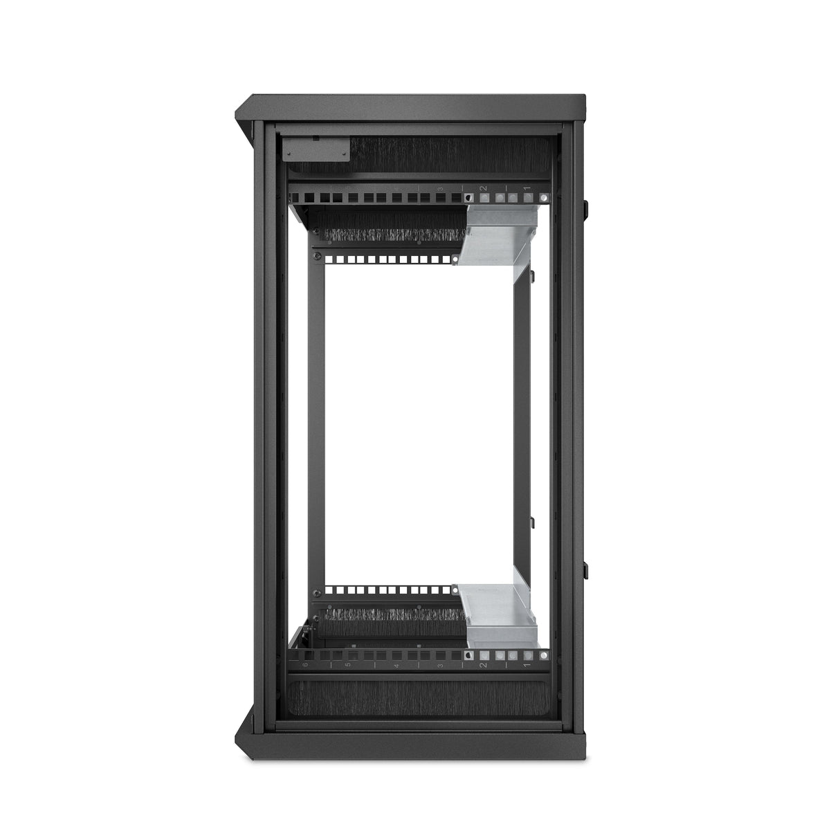 APC by Schneider Electric NetShelter WX AR106VI 6U Wall Mountable Rack Cabinet for Networking, Converged Infrastructure, Storage, Server, Airflow System - 482.60 mm Rack Width x 762 mm Rack Depth -