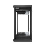 APC by Schneider Electric NetShelter WX AR106VI 6U Wall Mountable Rack Cabinet for Networking, Converged Infrastructure, Storage, Server, Airflow System - 482.60 mm Rack Width x 762 mm Rack Depth -