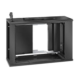 APC by Schneider Electric NetShelter WX AR106VI 6U Wall Mountable Rack Cabinet for Networking, Converged Infrastructure, Storage, Server, Airflow System - 482.60 mm Rack Width x 762 mm Rack Depth -