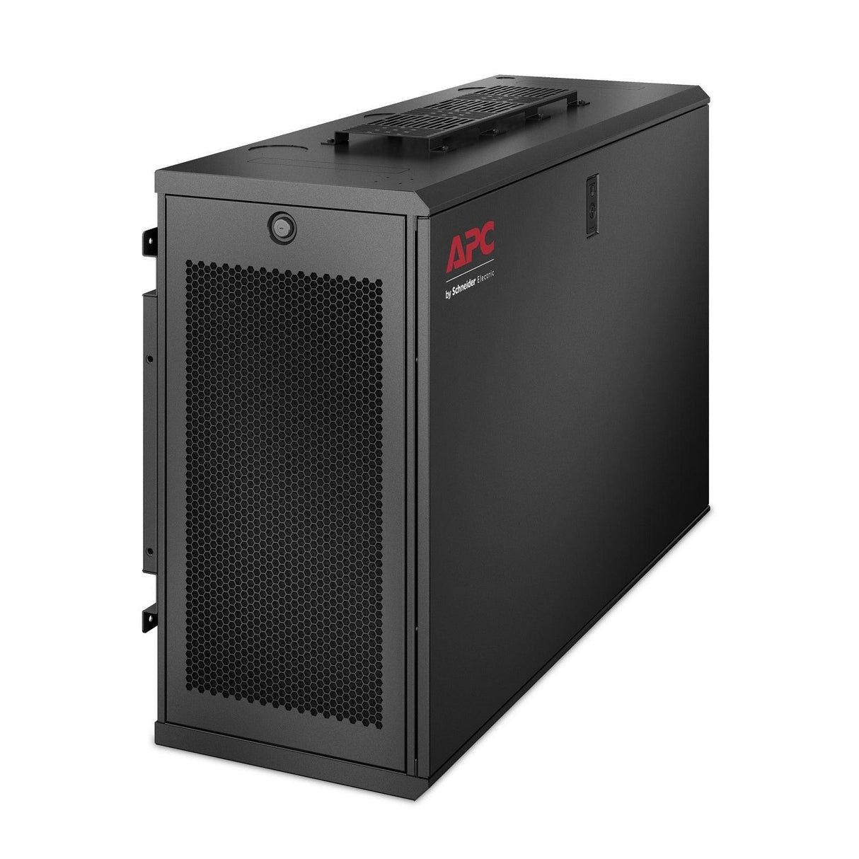 APC by Schneider Electric NetShelter WX AR106VI 6U Wall Mountable Rack Cabinet for Networking, Converged Infrastructure, Storage, Server, Airflow System - 482.60 mm Rack Width x 762 mm Rack Depth -