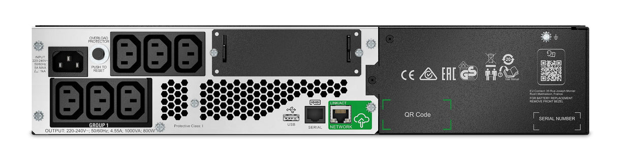 APC by Schneider Electric Smart-UPS Line-interactive UPS - 1 kVA/800 W