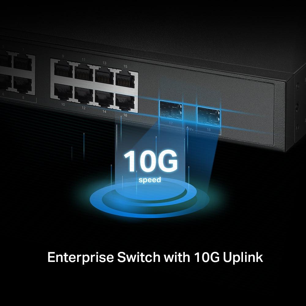 Omada 16 Ports Manageable Ethernet Switch - 2.5 Gigabit Ethernet, 10 Gigabit Ethernet - 2.5GBase-T, 10GBase-X
