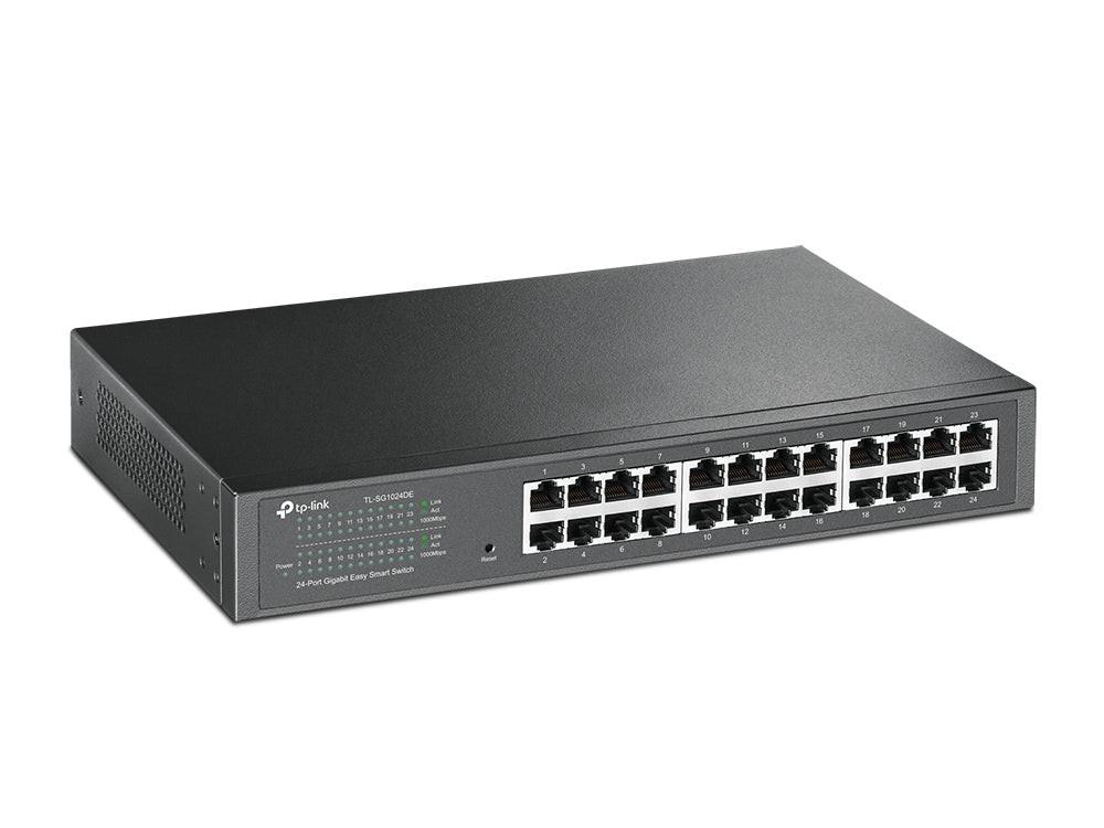 TP-Link TL-SG1024DE 24 Ports Manageable Ethernet Switch - Gigabit Ethernet - 10/100/1000Base-T