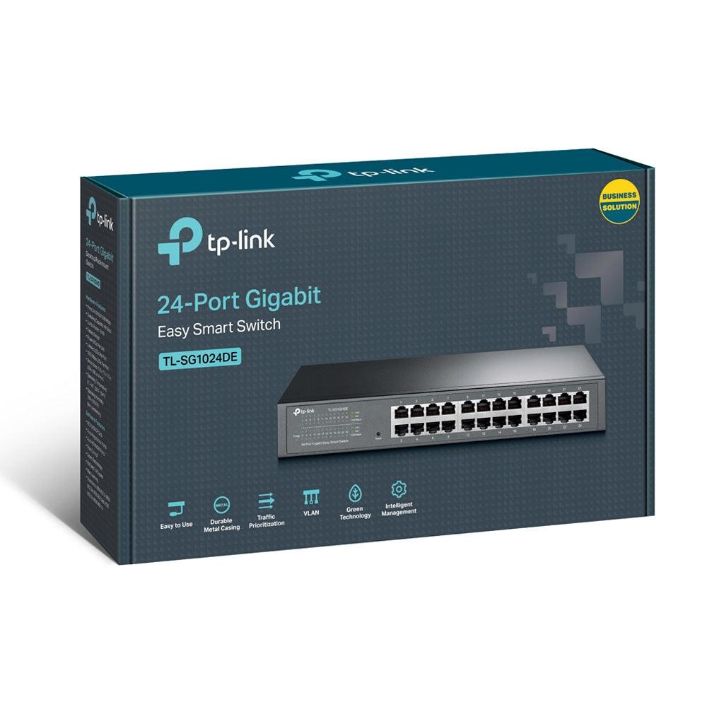 TP-Link TL-SG1024DE 24 Ports Manageable Ethernet Switch - Gigabit Ethernet - 10/100/1000Base-T