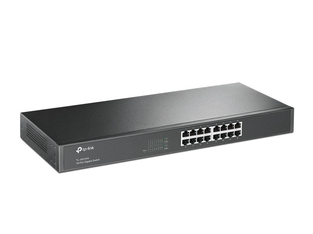 TP-Link TL-SG1016 16 Ports Ethernet Switch - Gigabit Ethernet - 10/100/1000Base-T
