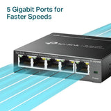 TP-Link EasySmart TL-SG105E 5 Ports Ethernet Switch - 10/100/1000Base-T