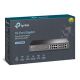 TP-Link TL-SG1016PE 16 Ports Manageable Ethernet Switch - Gigabit Ethernet - 10/100/1000Base-T